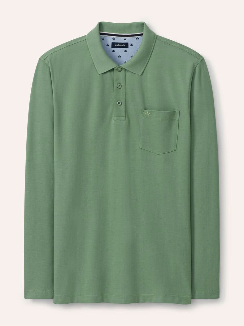 Pique-Polo Pima Cotton Lindgrün