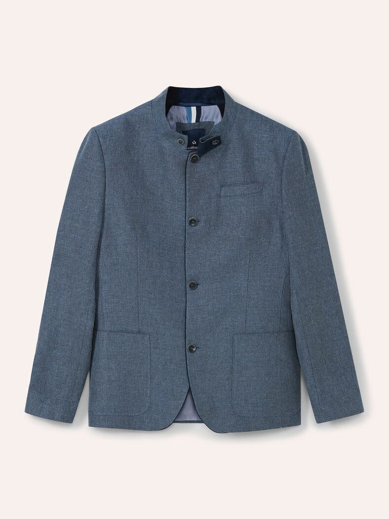 Reiseleinen-Janker Hellblau