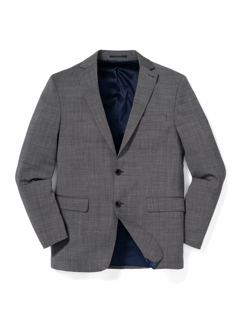 B-DYnamic-Anzug-Sakko Pinpoint Grau