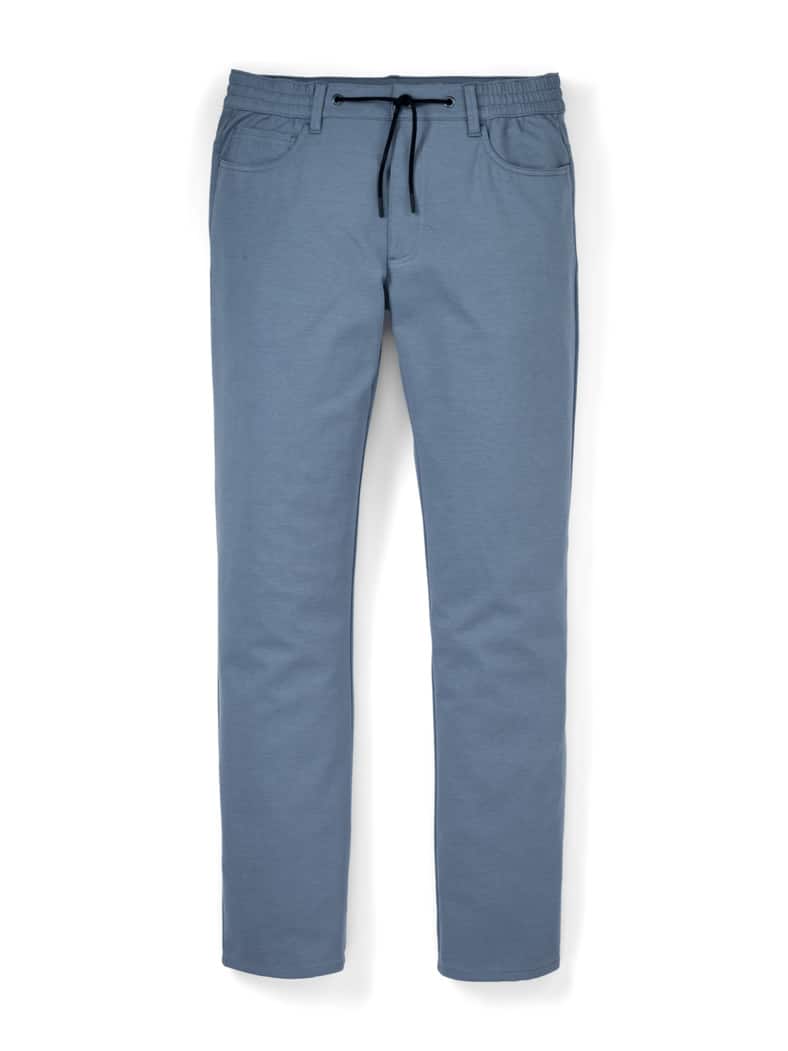 Five Pocket Stretch & Relax Rauchblau