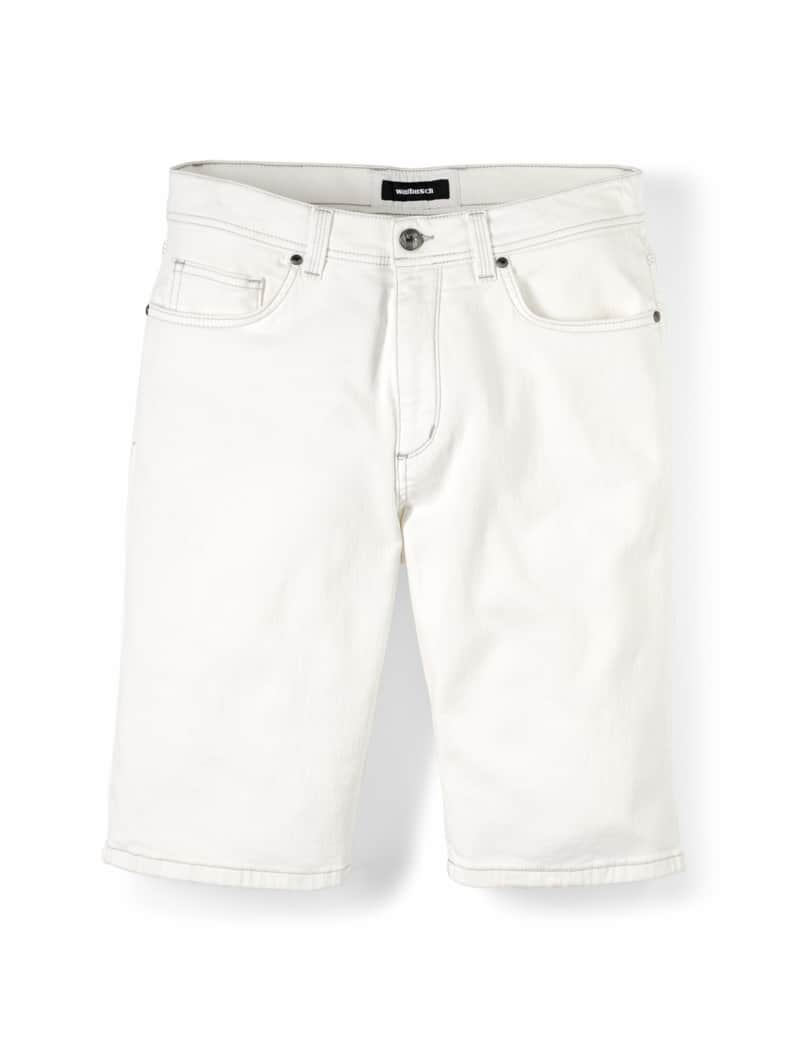 Jogger-Jeans Bermudas Offwhite