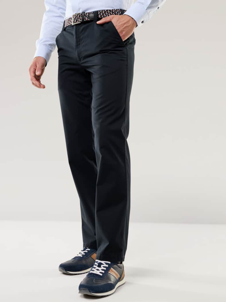 Extraglatt-Stretchbund-Chino Marine