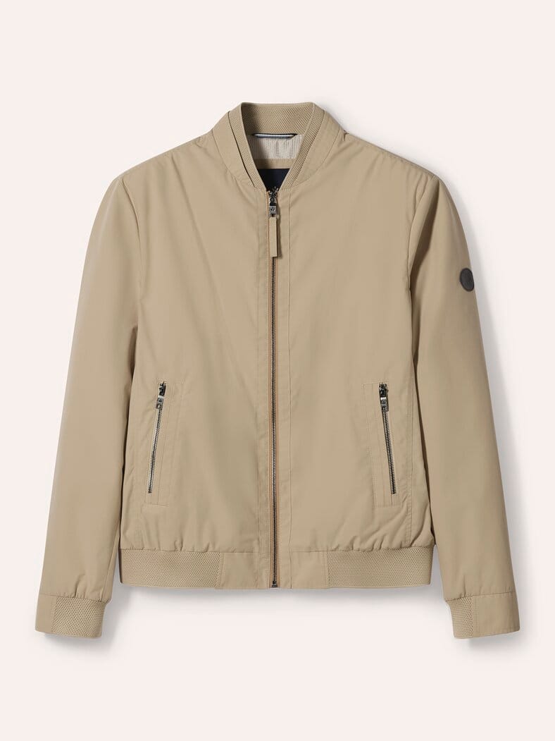 Baumwoll Leichtblouson Beige