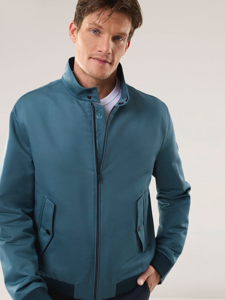 Freizeitblouson Rauchblau