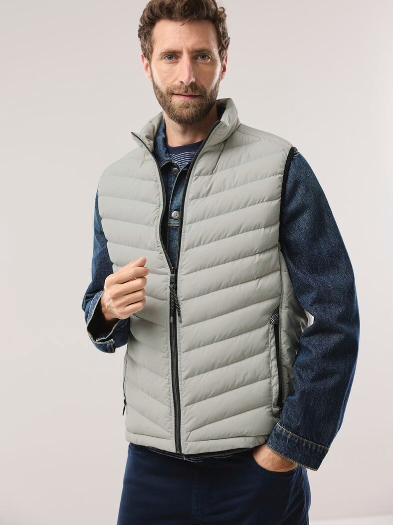 Klima Leichtsteppweste Natur