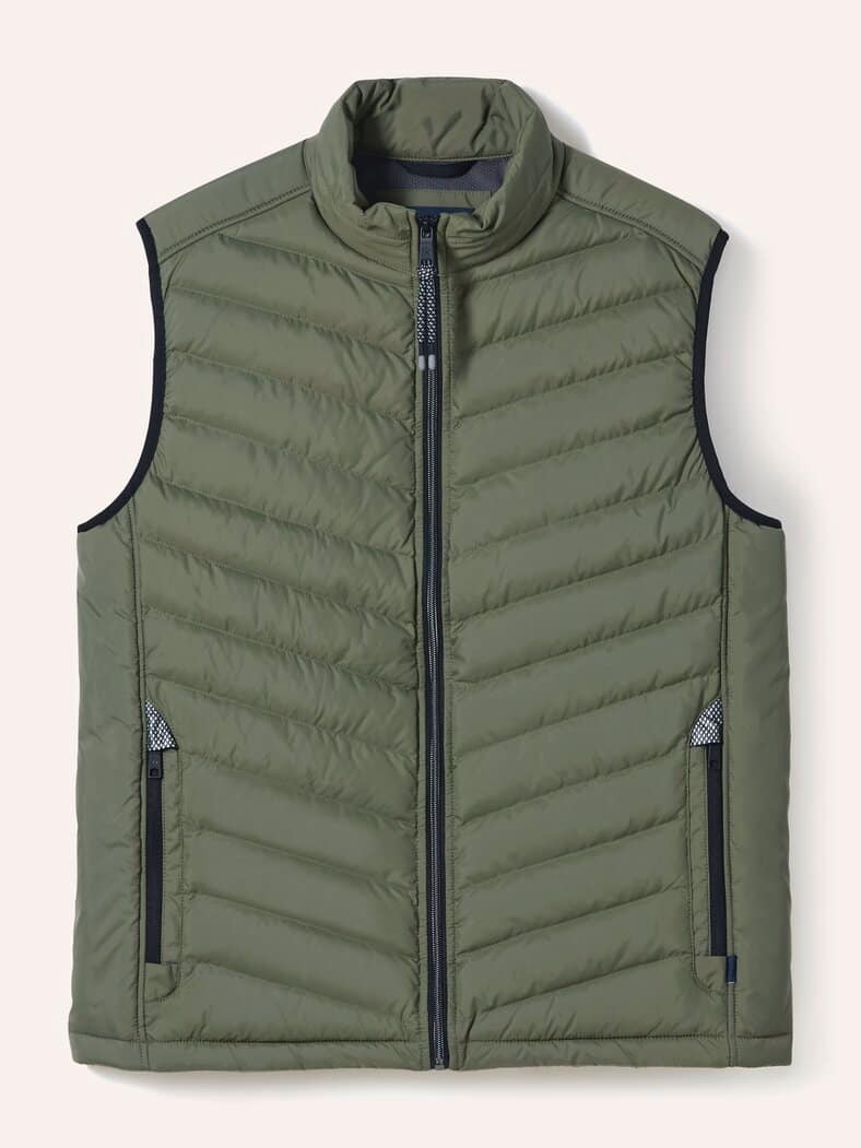 Klima Leichtsteppweste Khaki