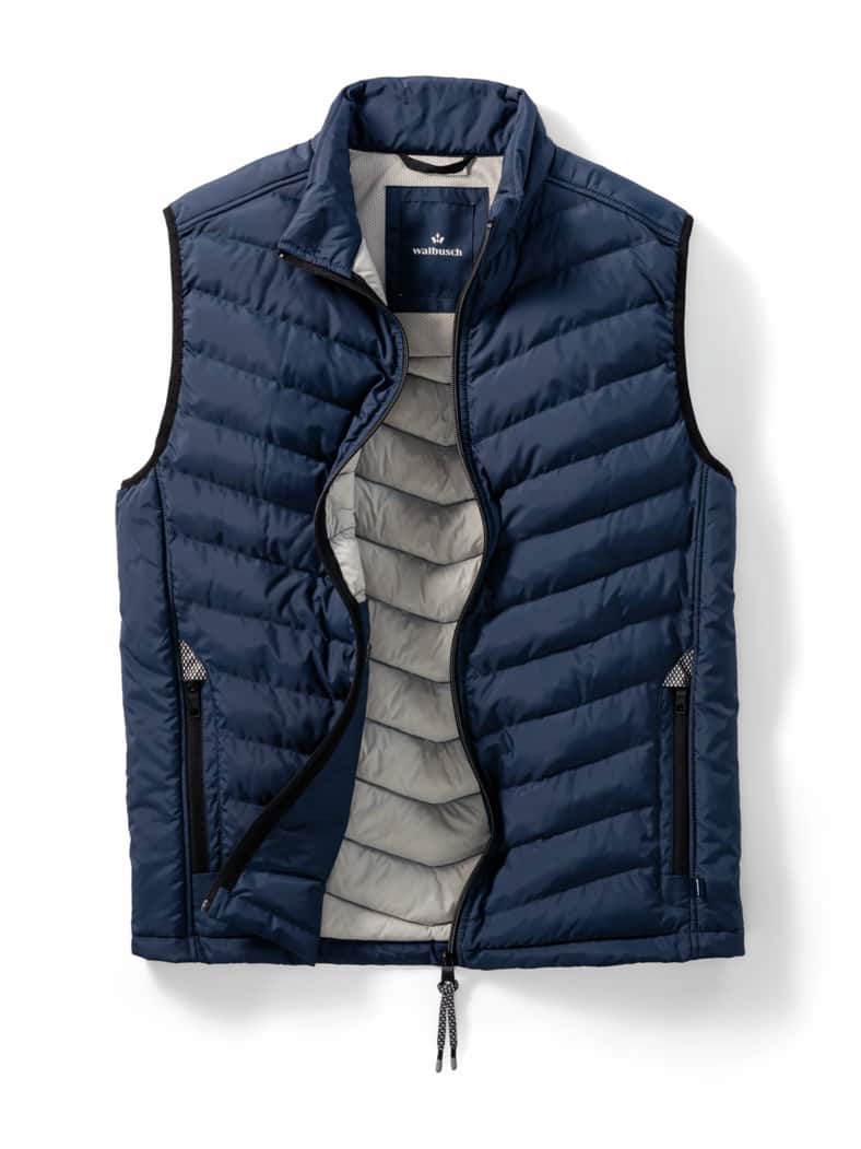 Klima Leichtsteppweste Marine