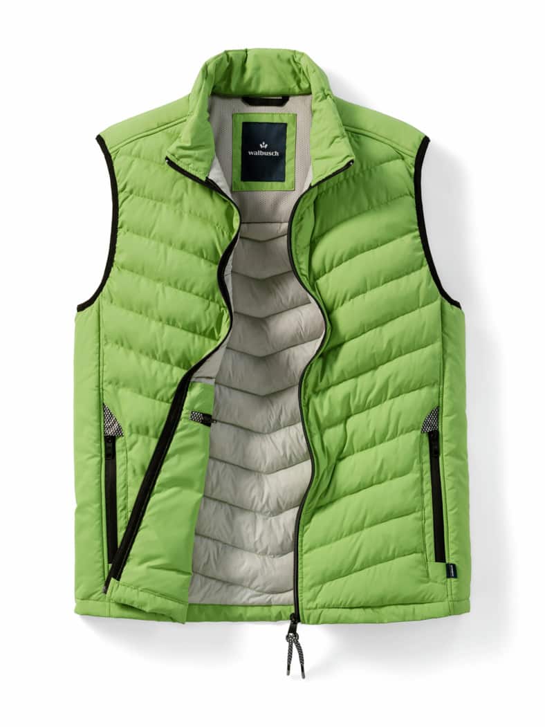 Klima Leichtsteppweste Grasgrün