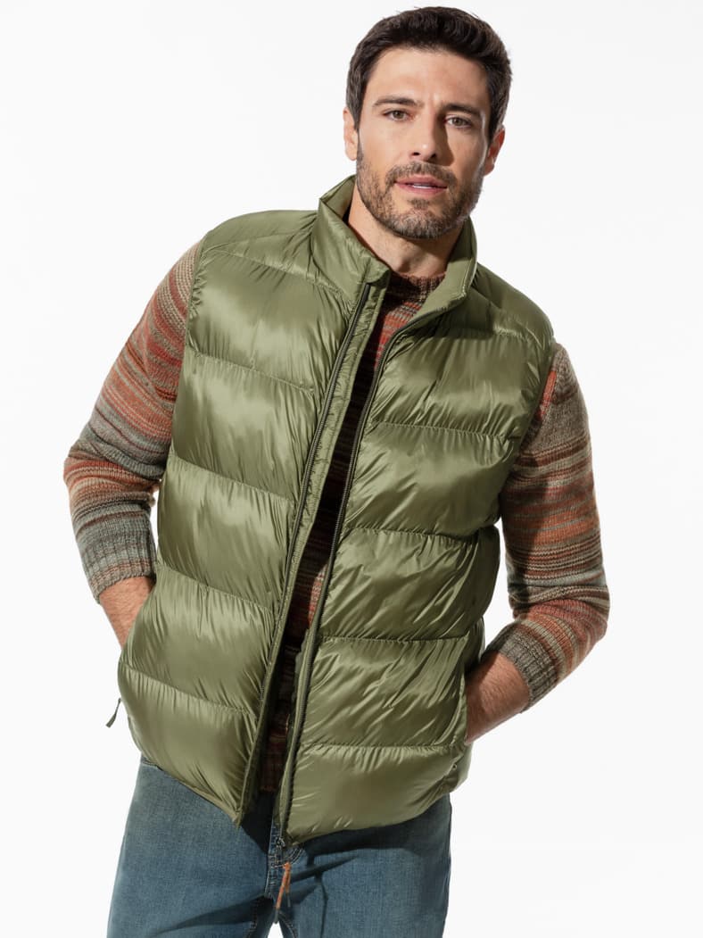 Thermozonen Weste Ultraleicht Oliv