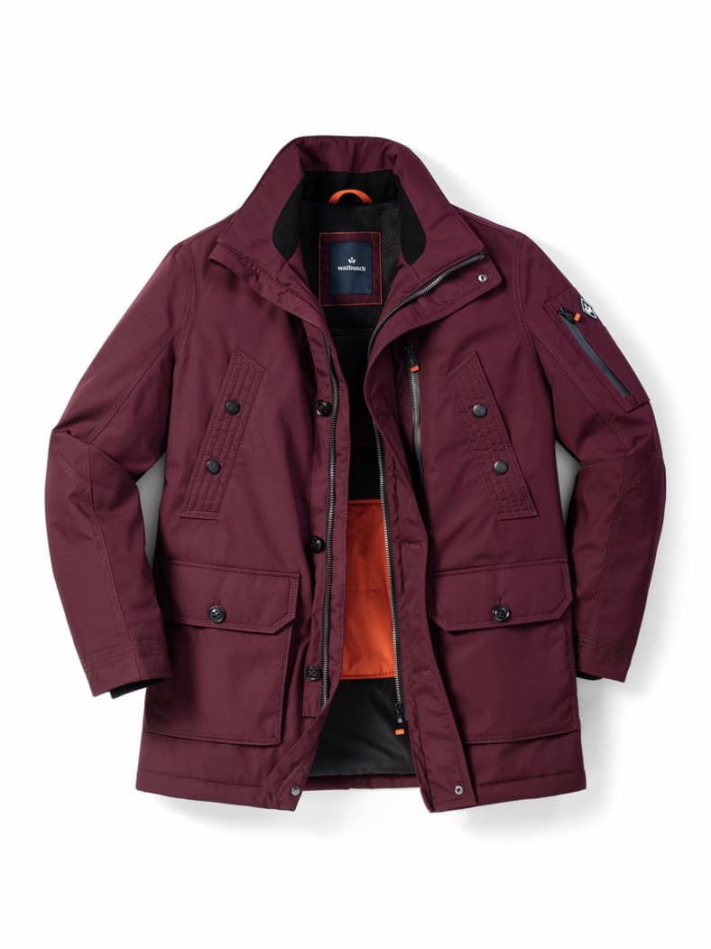 Wetterschutz-Parka Steife Brise Bordeaux