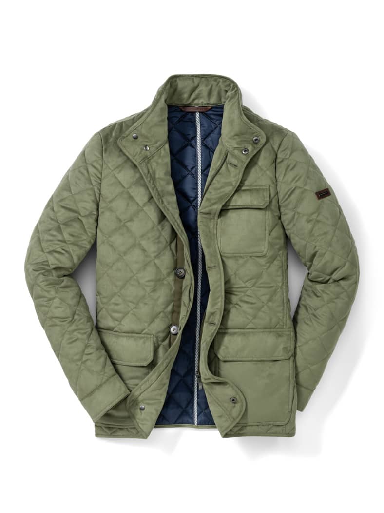 Ultraskin Leichtstepp Jacke Khaki