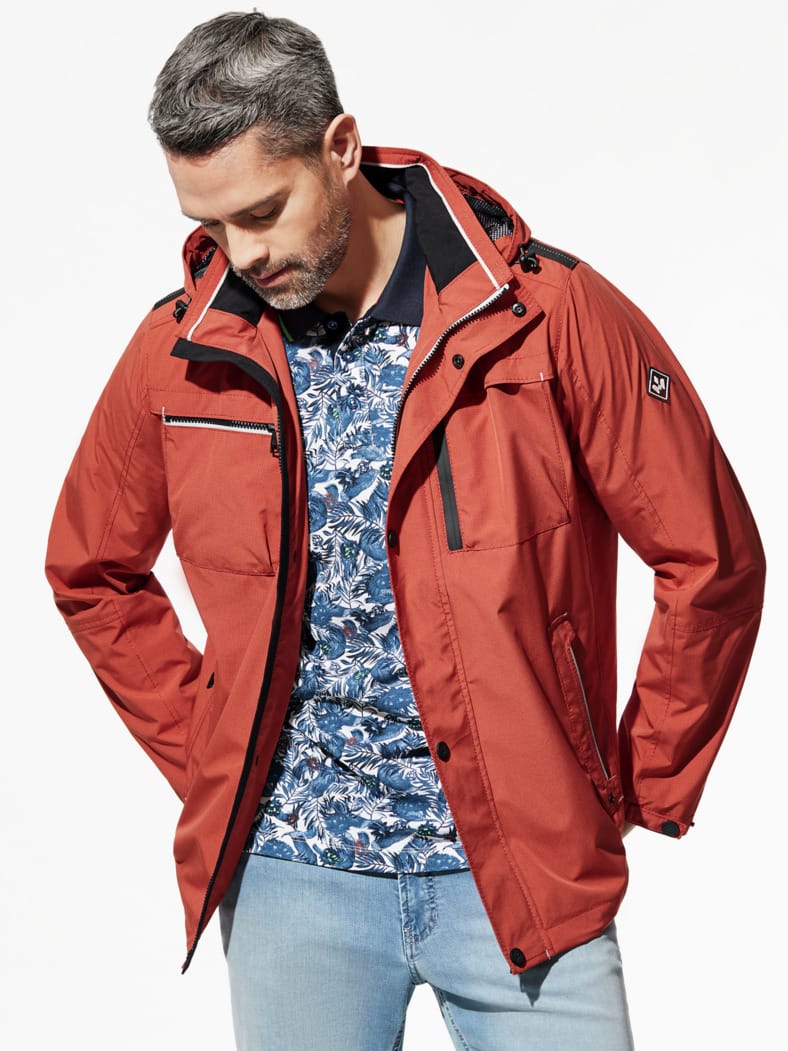 Windlock-Jacke Sturmtief Rot