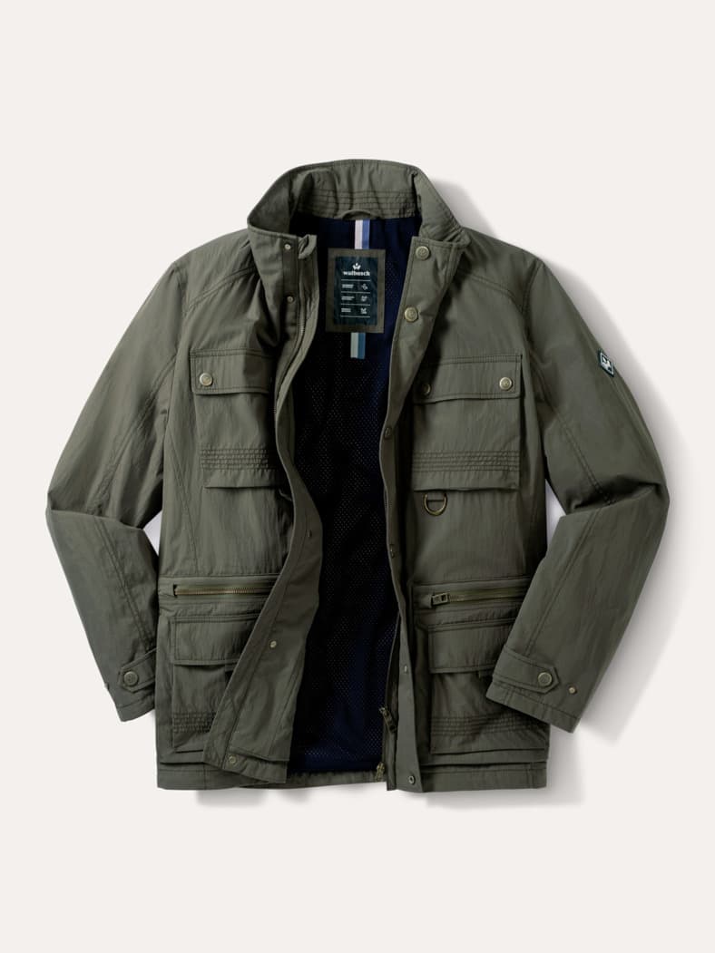 Aquastop Traveller Jacke Oliv