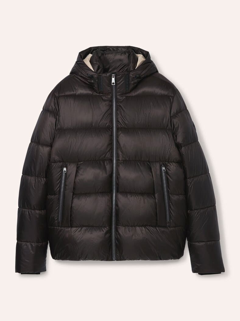 Leichte Steppjacke mit Thermozone Dunkelbraun