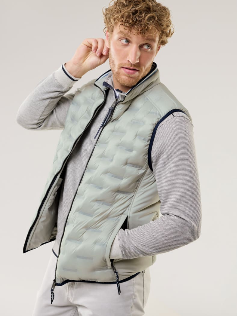 Klimakammern Leichtweste Ecru