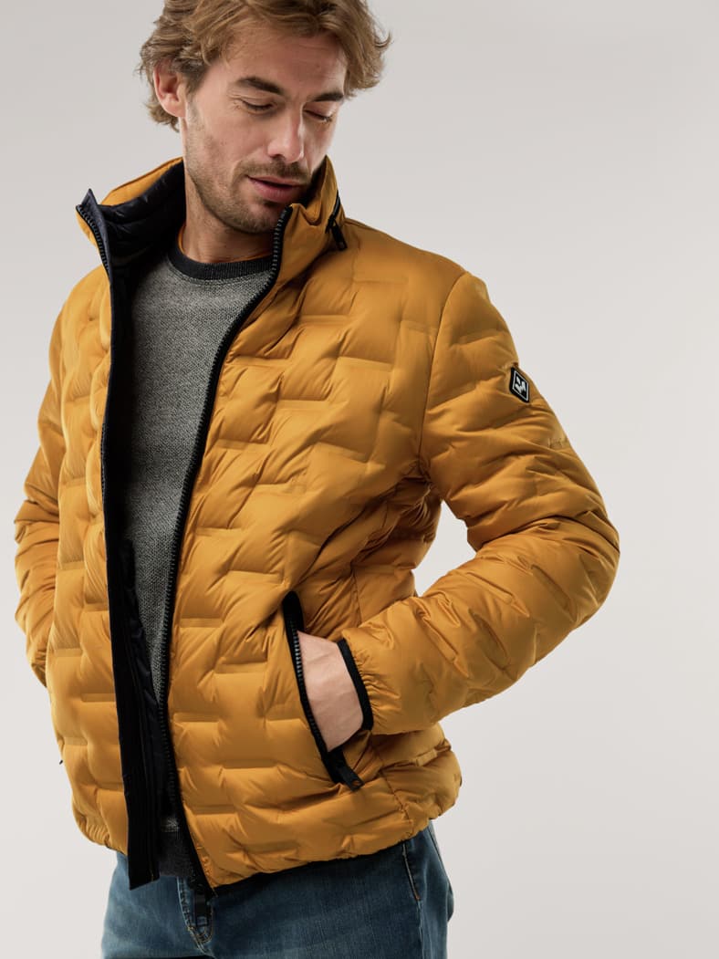 Daunen Steppjacke Safran