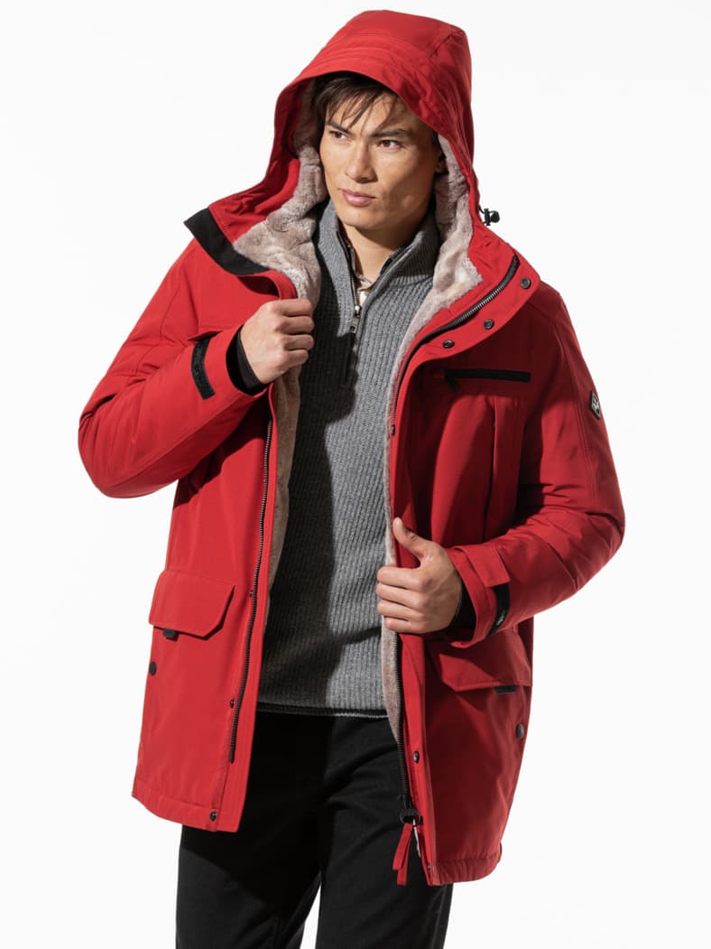 Aquastop Eisbrecher-Parka Ziegelrot