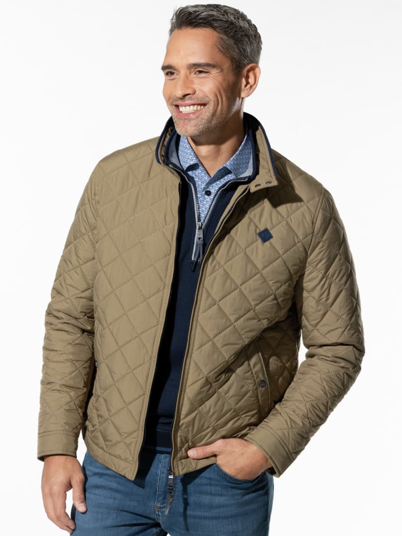 Ultrasonic Leichtsteppjacke Beige