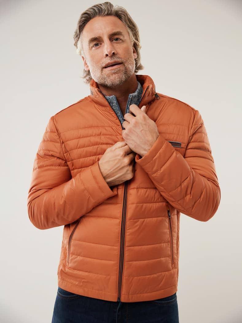 Microfaser Leichtjacke 2.0 Rotorange