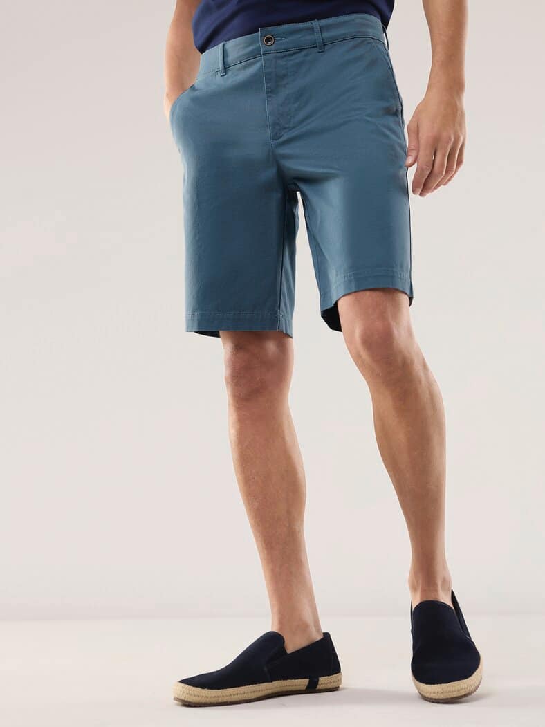 Chino Shorts Jeansblau