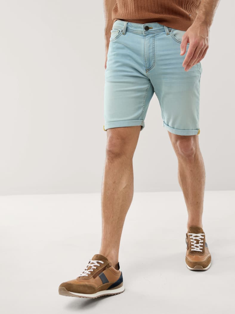Jogger-Jeans Shorts Bleached