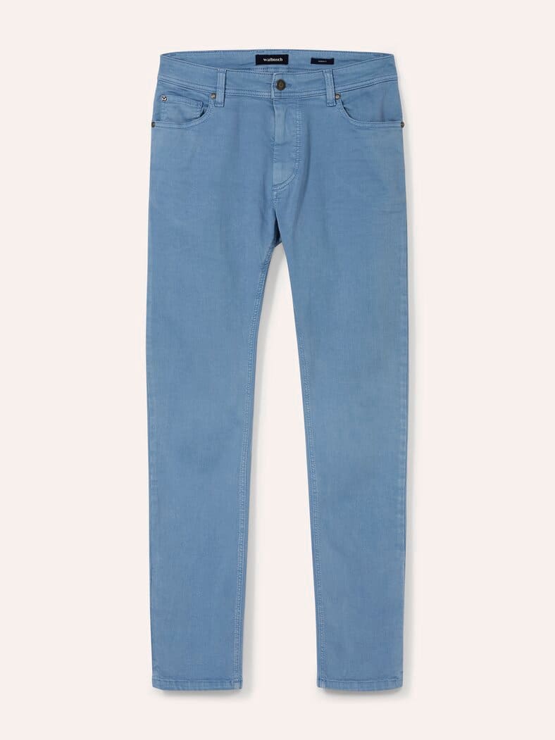 Coloured Jeans Rauchblau