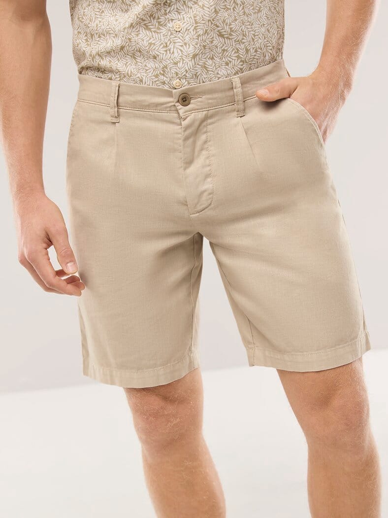Leinenmix Bermudas Natur