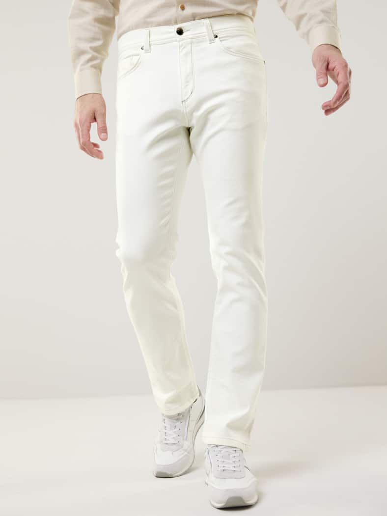 Jogger-Jeans Five Pocket Offwhite