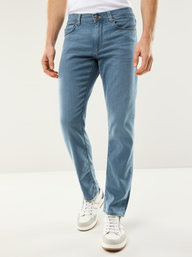 Jogger-Jeans Five Pocket Bleached