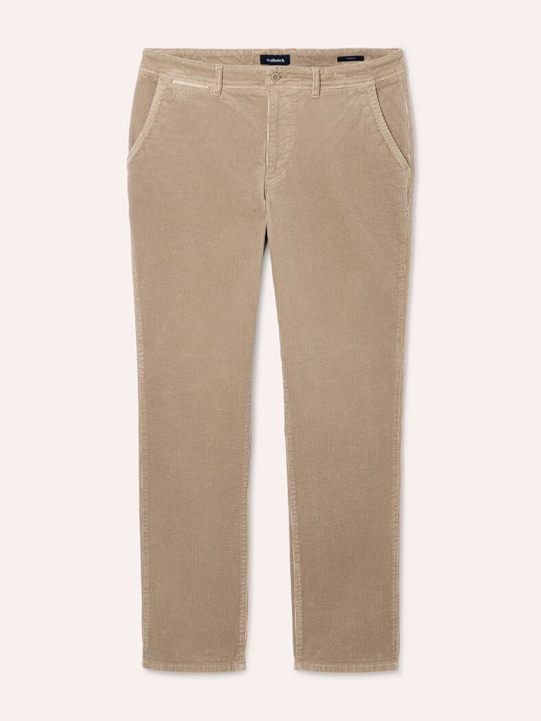 Cordhose aus weicher Baumwolle Camel