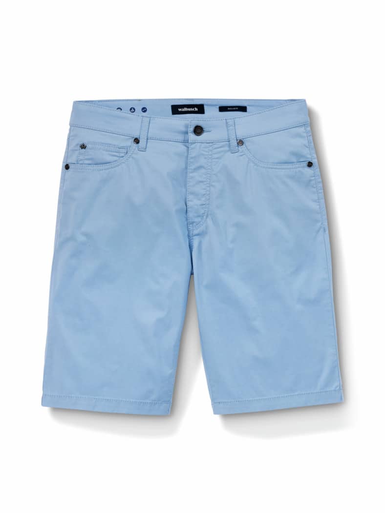 Ultraleicht Five Pocket Bermudas Hellblau