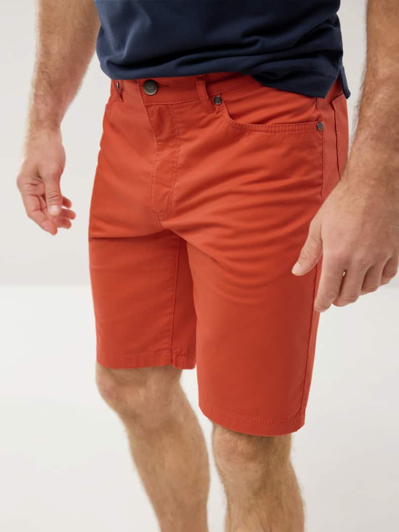 Ultraleicht Five Pocket Bermudas Koralle