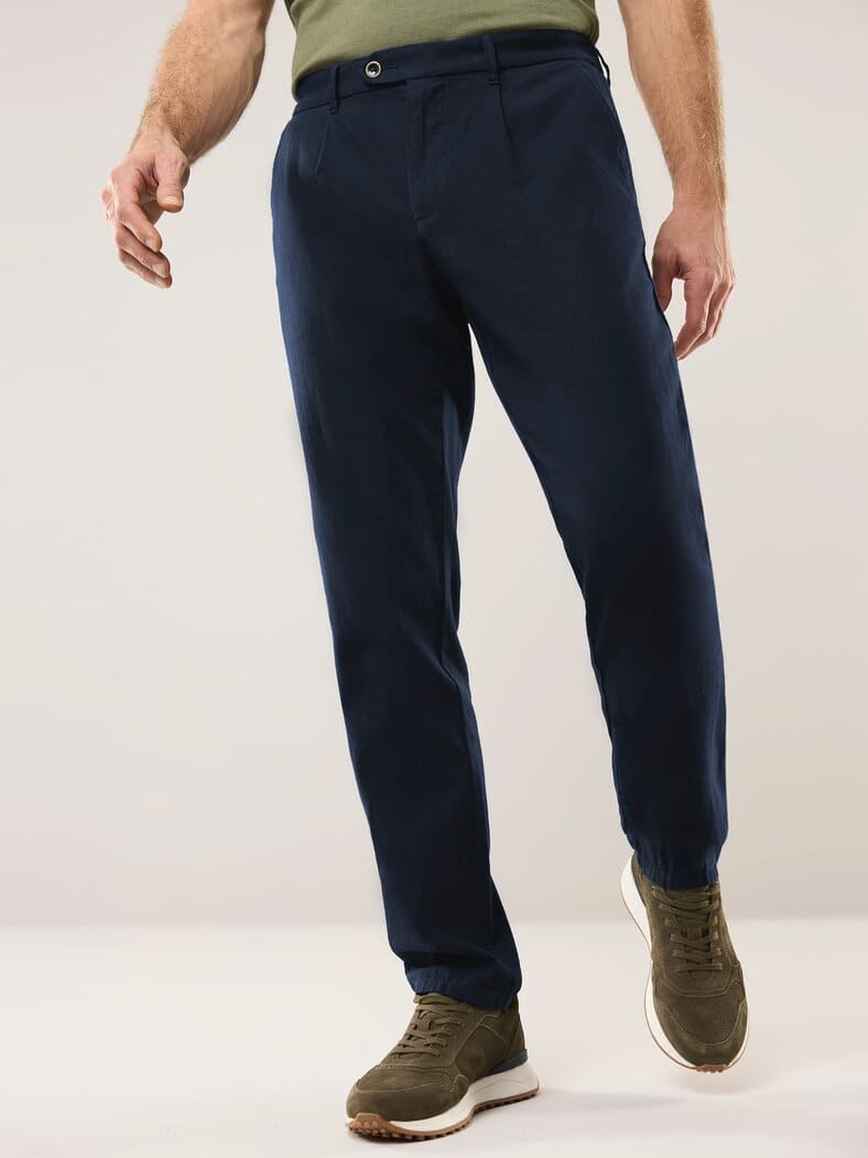 Wohlfühl Leinen-Hose Marine