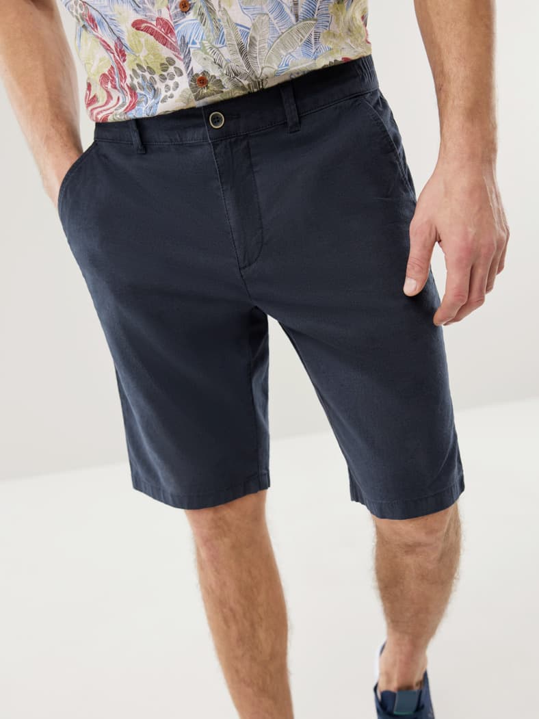 Leinen-Bermudas Frischekick Marine