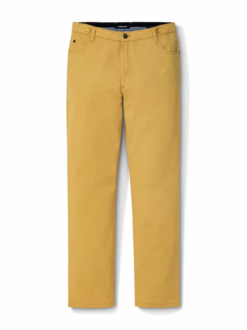 Extraglatt Dehnbund Five-Pocket Gelb