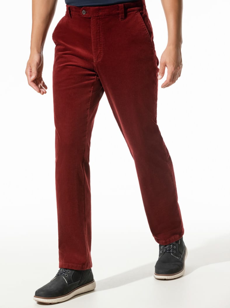 Thermo-Cord Chino Bordeaux