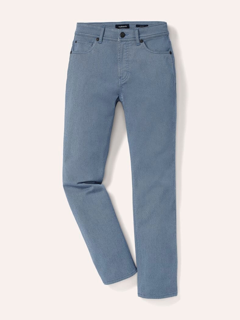 Jeans Sattlerstich Hellblau