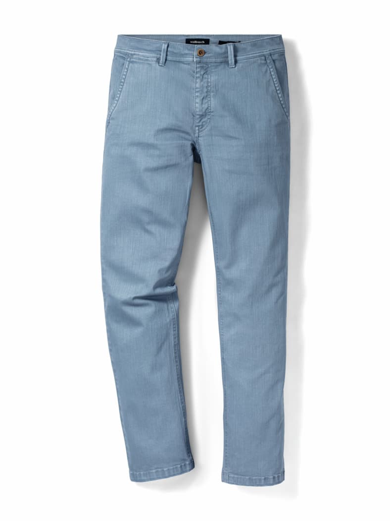 Sport-Chino Jeansblau