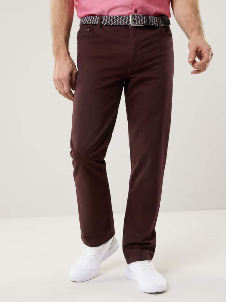 Extraglatt-Stretchbund Five Pocket Barolo