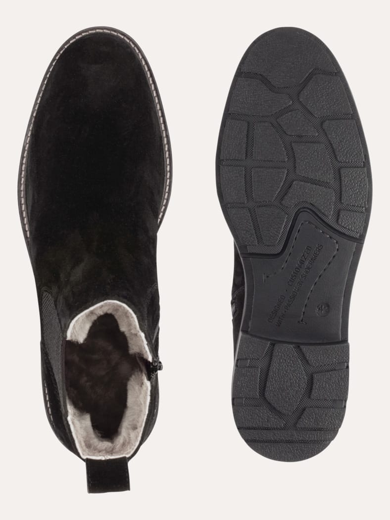 Lammfell Chelsea Schwarz