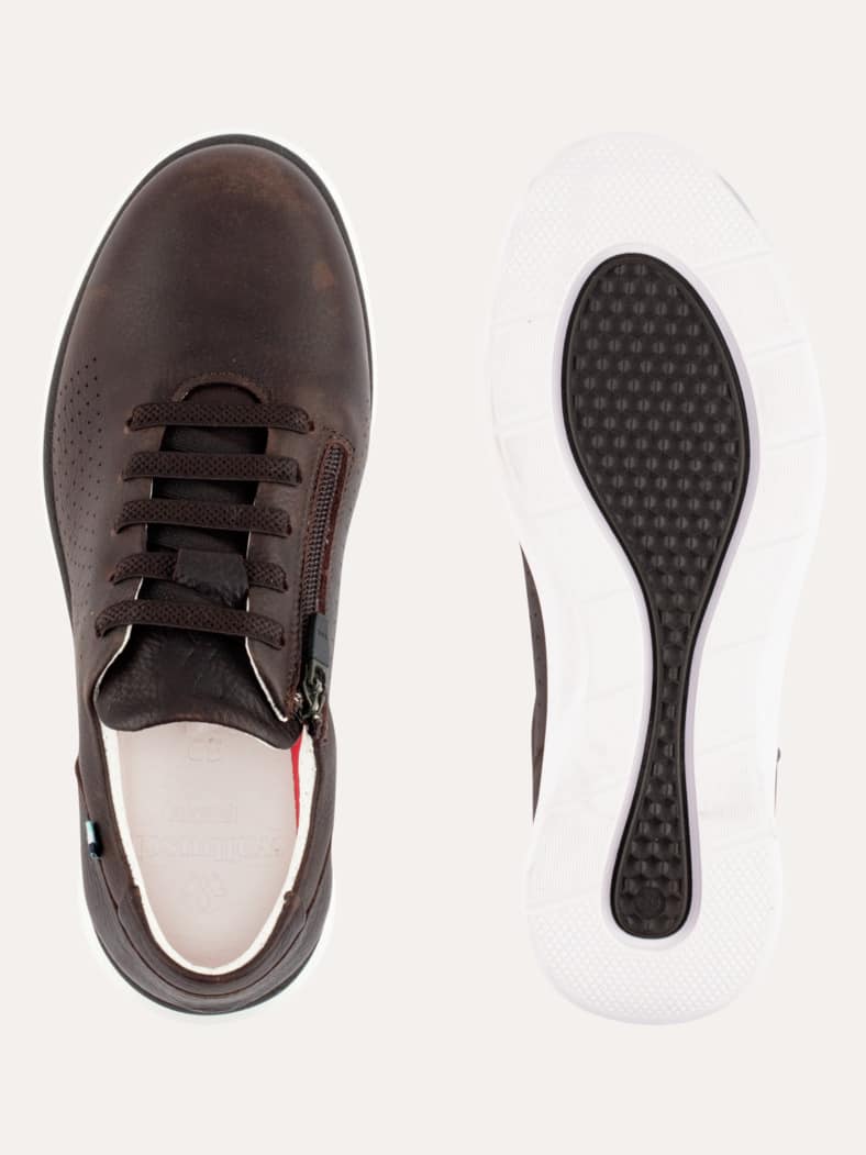 Smart Sneaker Wasserabweisend Braun