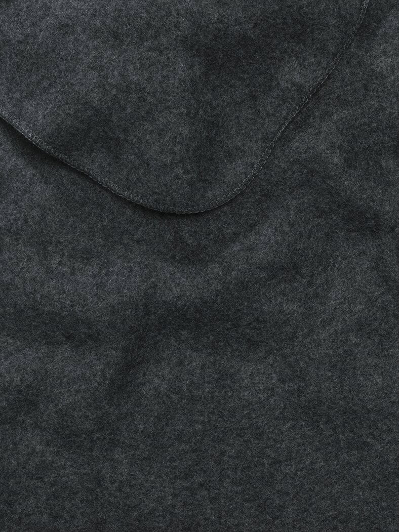 Fleece-Schal Grau Meliert