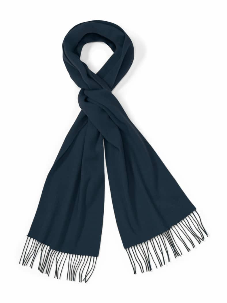 Uni Wollschal Blau