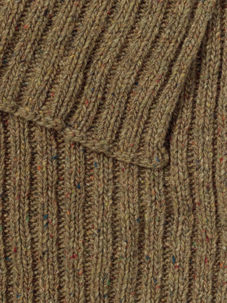 Tweed Wollschal Camel