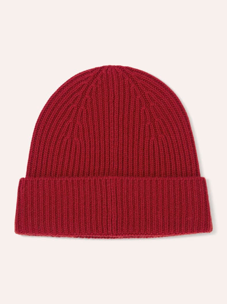Cashmere Mütze Rot