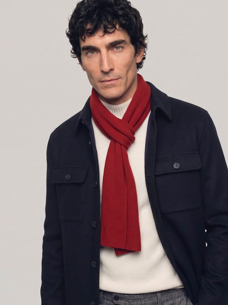 Cashmere Schal Rot