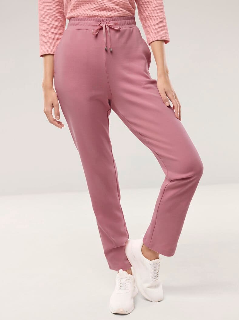 Baumwollstretch Hose Rosenholz