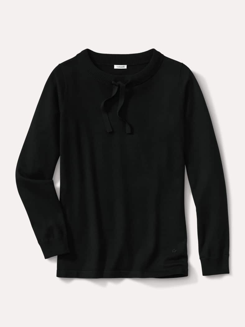 Lounge Strickpullover Schwarz