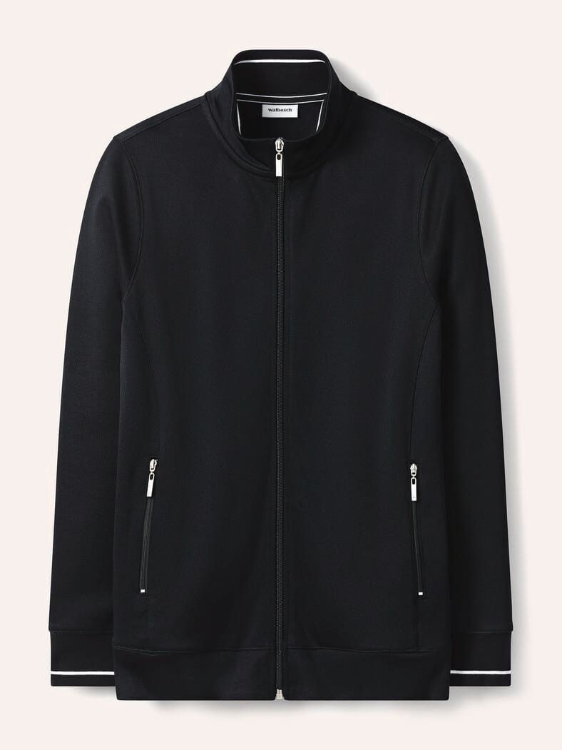 Extraglatt Freizeitjacke Schwarz