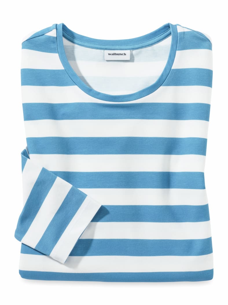 Schlafshirt Sleep Well Jeansblau